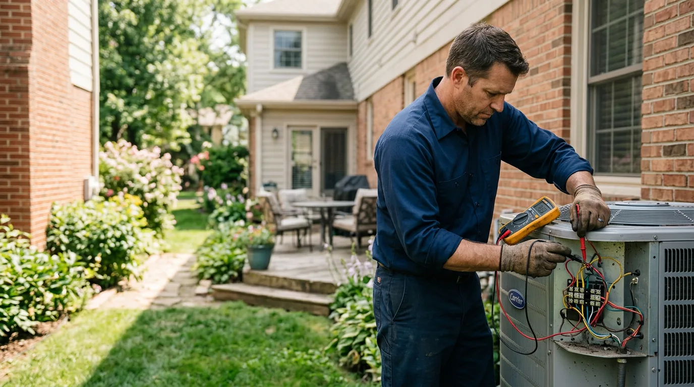 HVAC technician working near Platina, CA